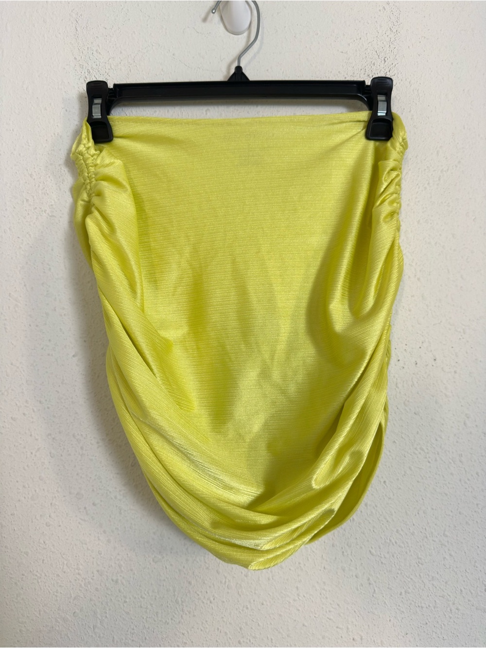 Divino Seas Ruched Lime Green beach cover Skirt